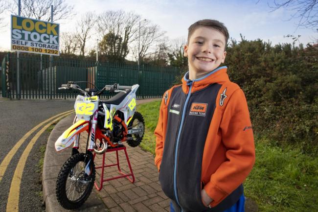 Nine Year Old Makes Big Splash In World of Motocross