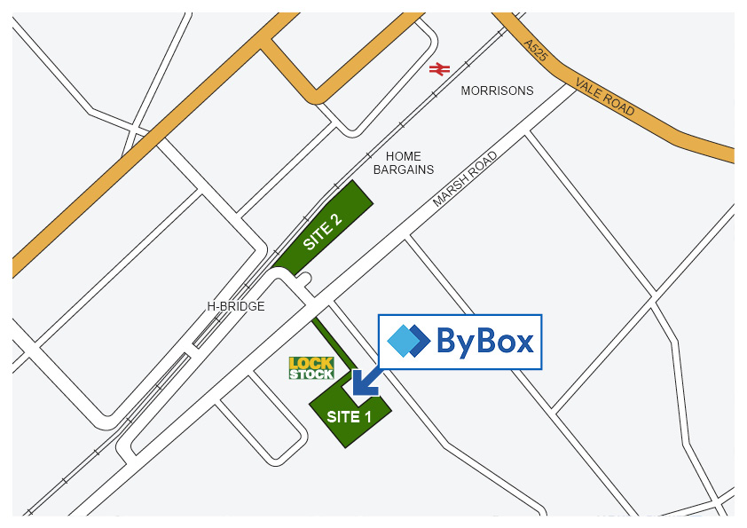 ByBox location map Rhyl site 1