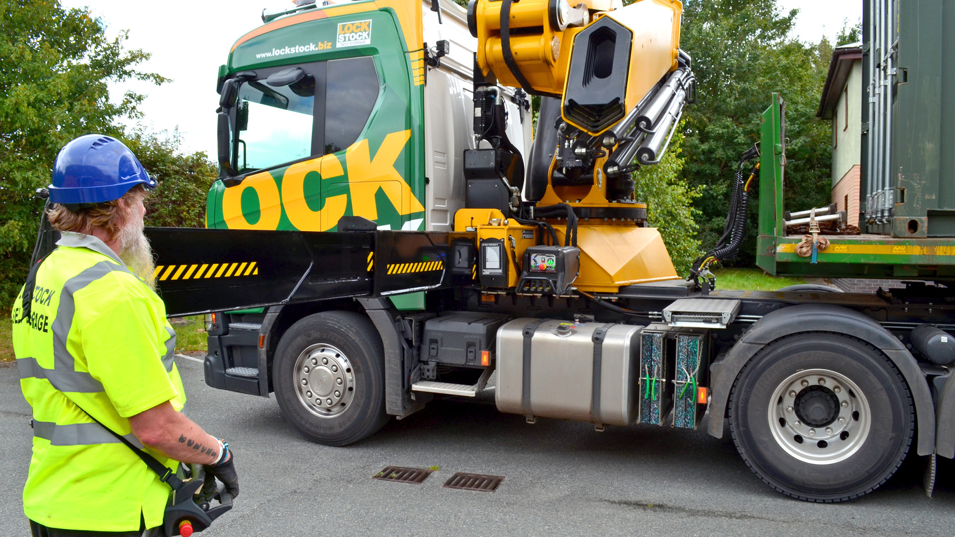 Lock Stock transport and delivery lorry