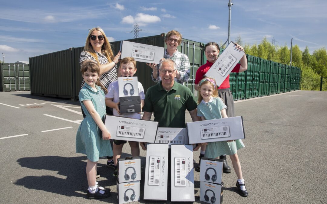 Primary school pupils tune up for music