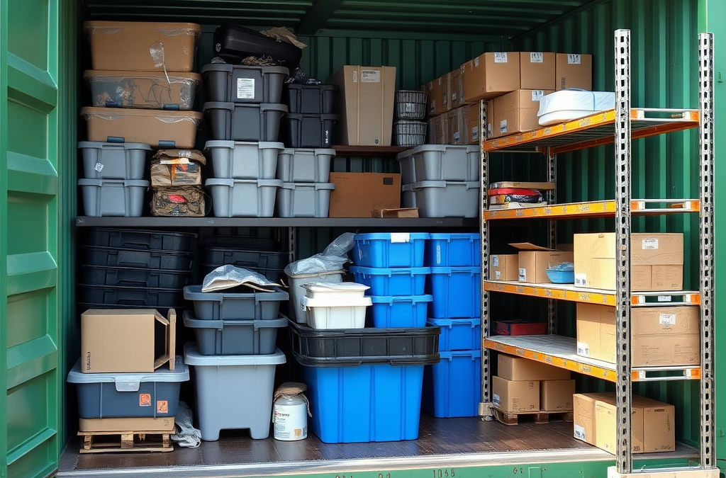 Maximising the Space in Your Self Storage Container