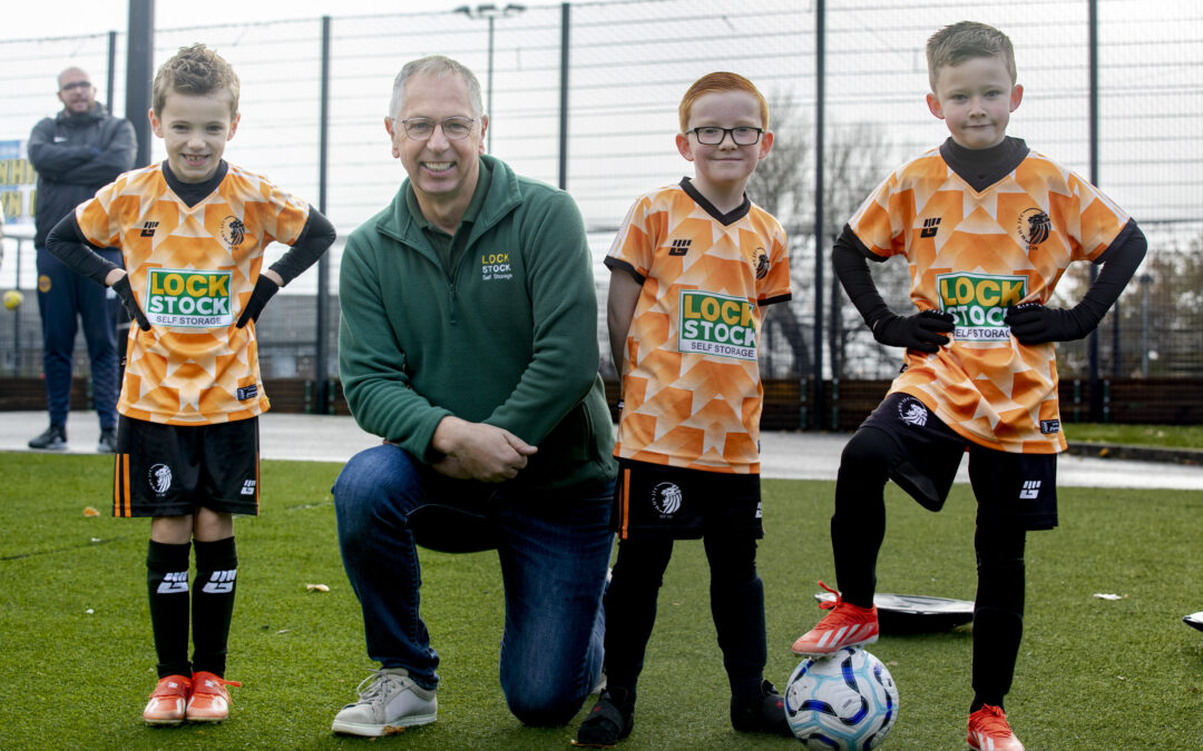 Lock Stock Provide New Kit for Mini Huyton Soccer